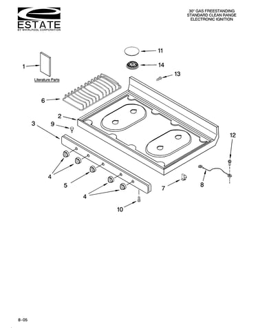 Cooktop parts