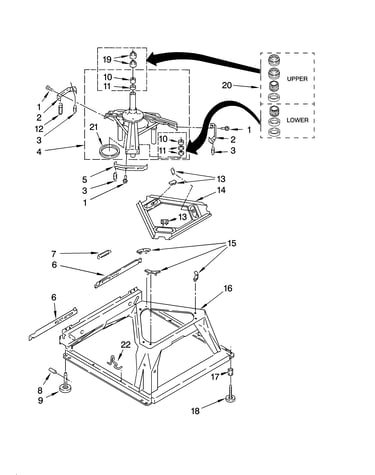 Machine base parts