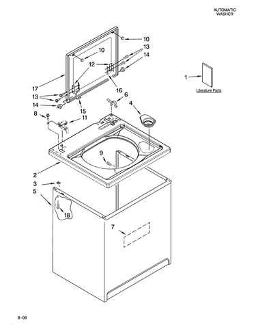 Top and cabinet parts
