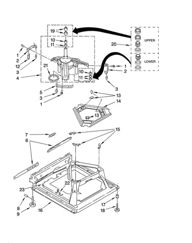 Machine base parts
