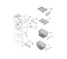 Whirlpool 6GD5SHGXSS00 freezer liner parts diagram