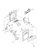 Dispenser front parts