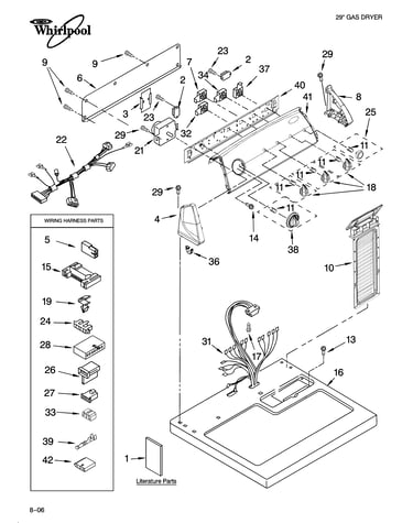 Top and console parts
