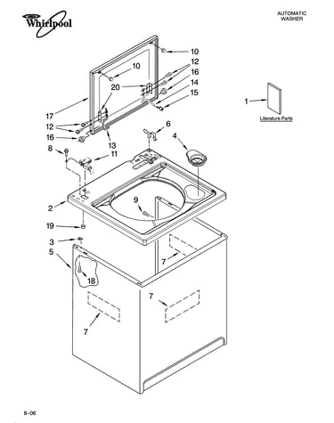 Top and cabinet parts