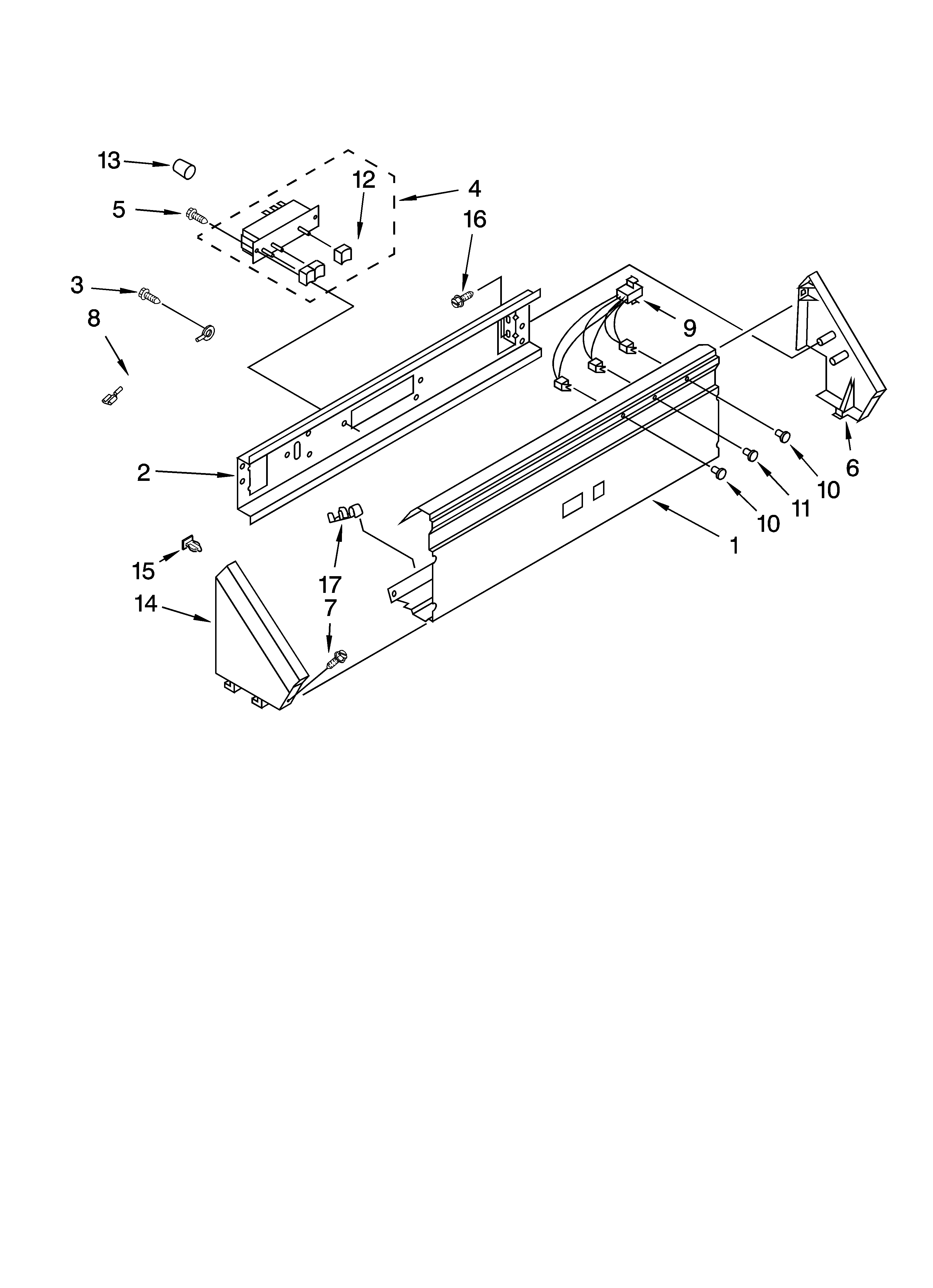 Control panel parts