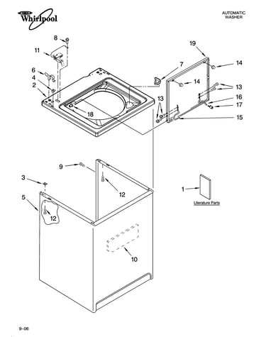 Top and cabinet parts