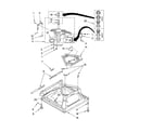 Whirlpool 8TLSQ8533LT1 machine base parts diagram