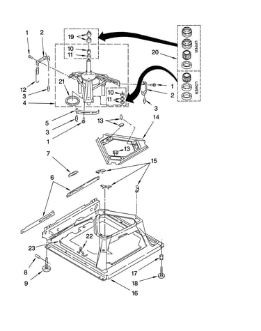 Machine base parts