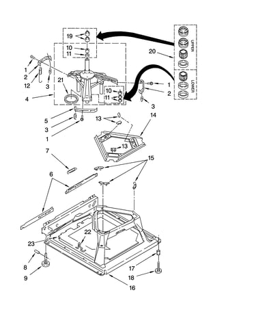 Machine base parts
