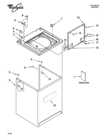 Top and cabinet parts