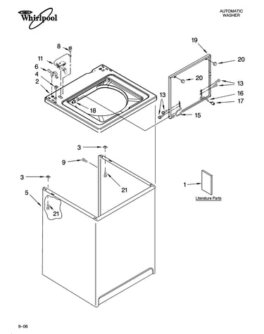 Top and cabinet parts