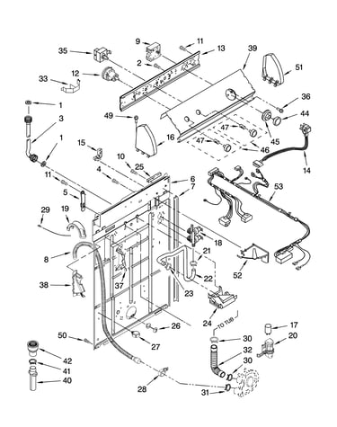 Controls and rear panel parts