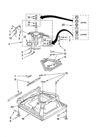 Machine base parts
