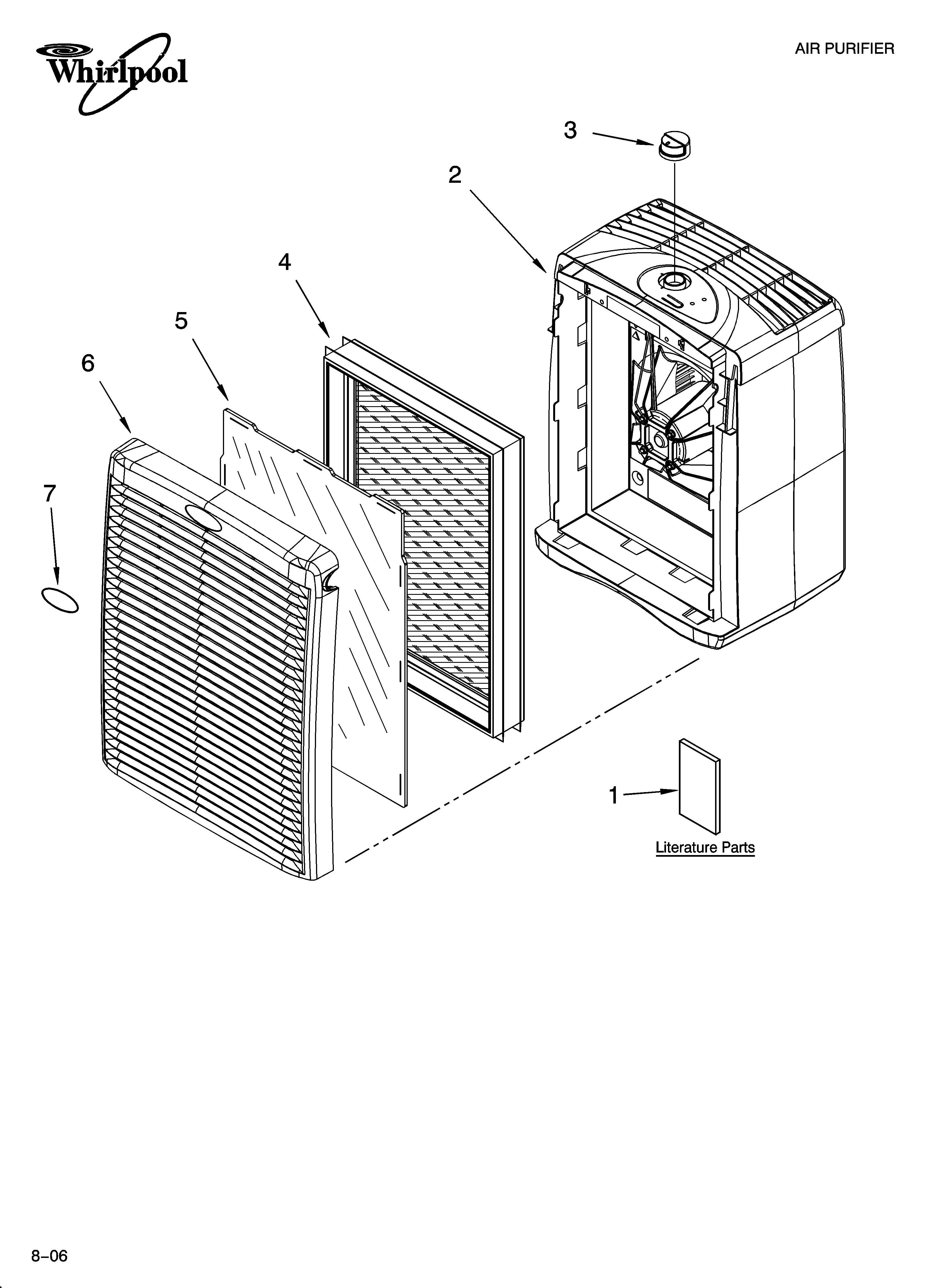 Air purifier parts