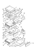 Refrigerator shelf parts