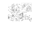 Crosley CEDS563ST0 bulkhead parts, optional parts (not included) diagram