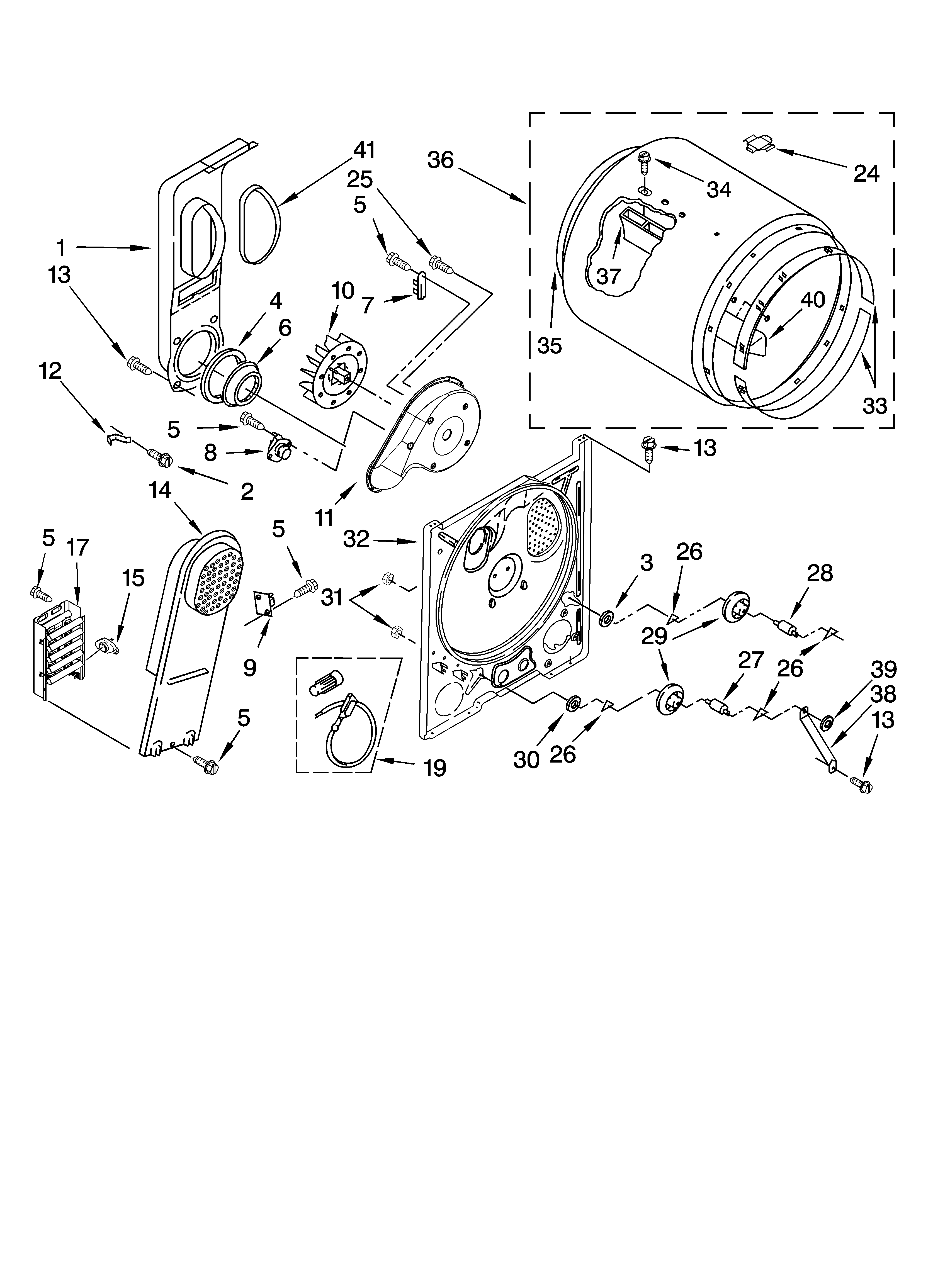 Bulkhead parts, optional parts (not included)