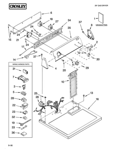 Top and console parts
