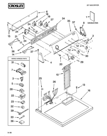 Top and console parts