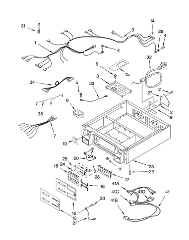 Control panel and separator parts