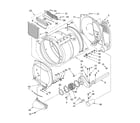 Whirlpool CSP2771KQ0 upper and lower bulkhead parts diagram