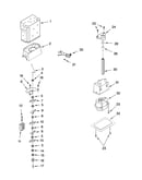 Motor and ice container parts