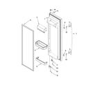 Whirlpool ED2FHEXSL02 refrigerator door parts diagram