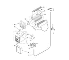 Whirlpool ED5HBEXTB00 icemaker parts, optional parts (not included) diagram