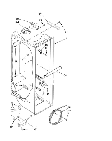 Refrigerator liner parts