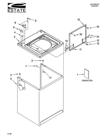 Top and cabinet parts