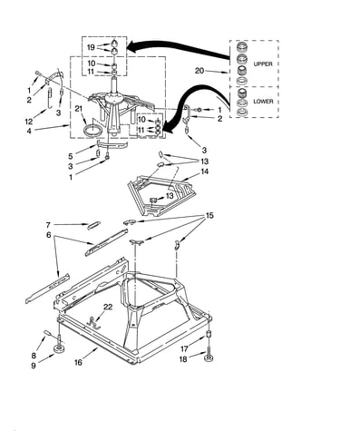 Machine base parts