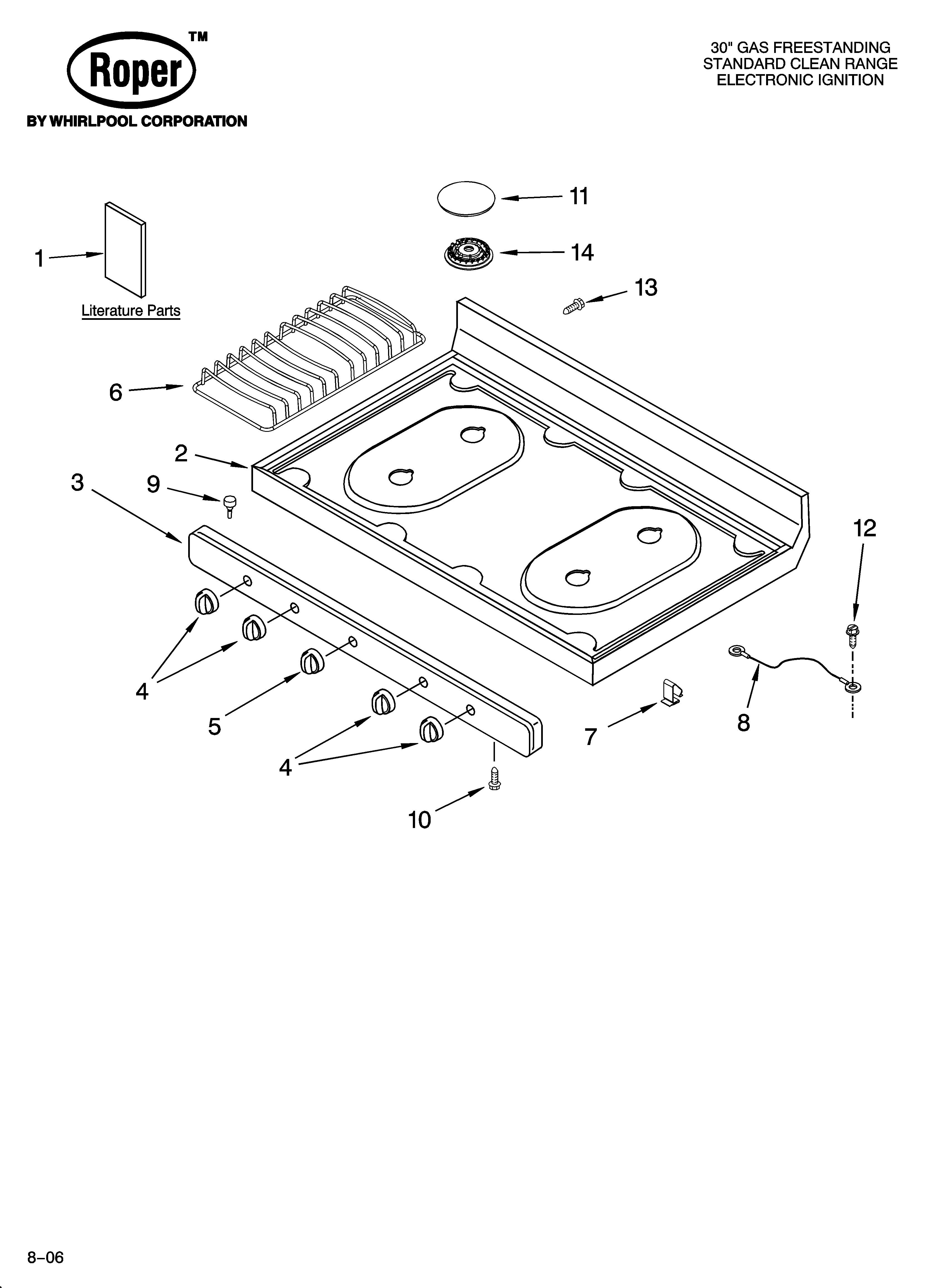 Cooktop parts