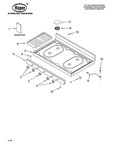 Cooktop parts