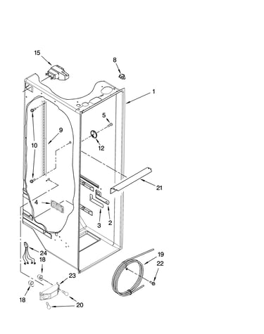 Refrigerator liner parts