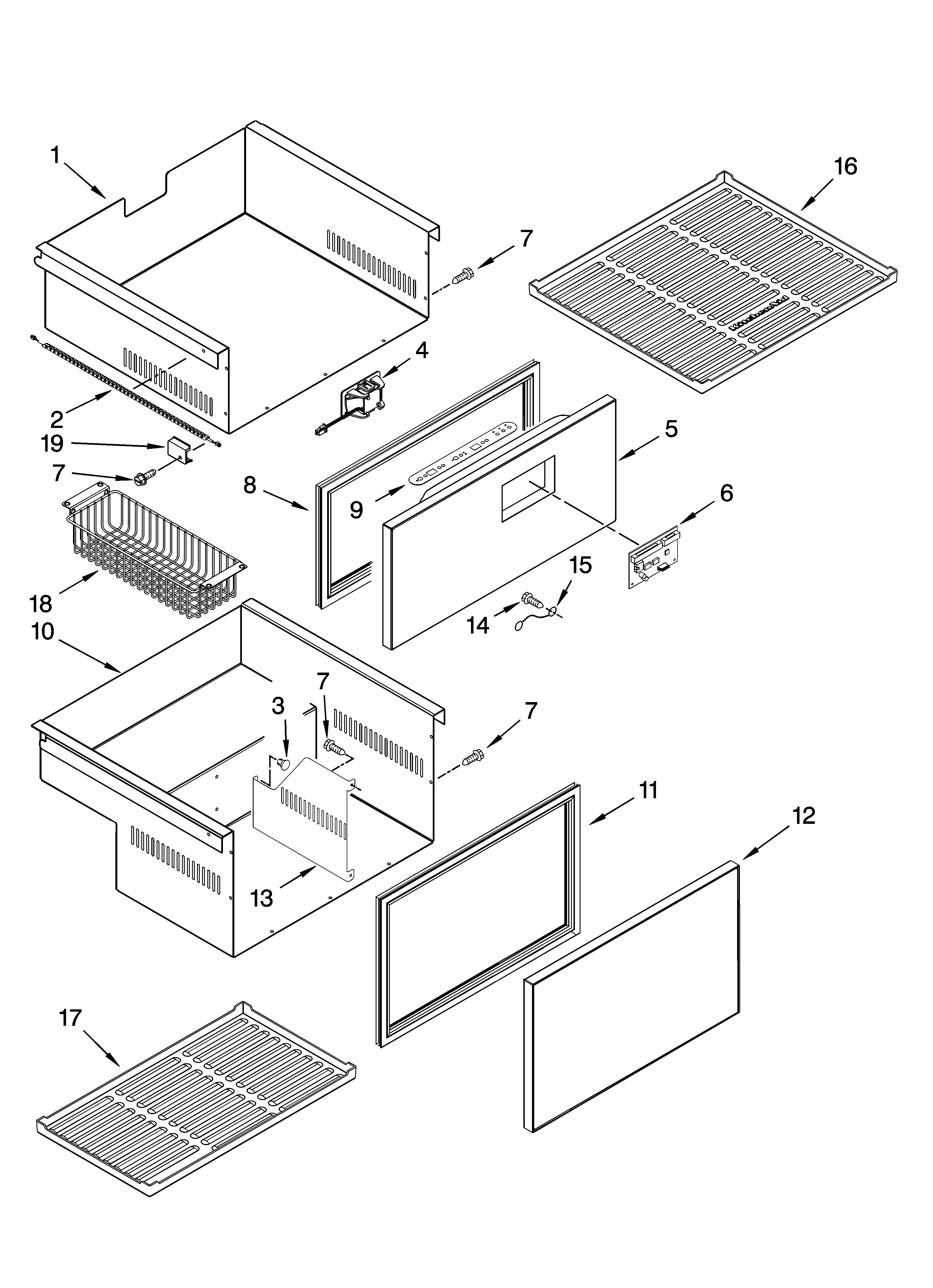 Drawer parts