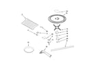 KitchenAid KHMS2050SSS0 rack and turntable parts diagram