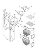 Freezer liner parts