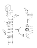Motor and ice container parts