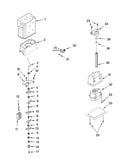 Motor and ice container parts