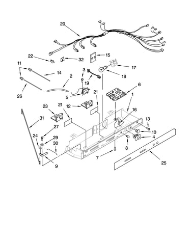 Control parts, optional parts (not included)