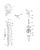 Motor and ice container parts