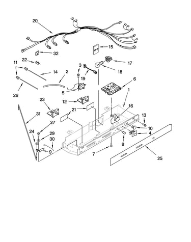 Control parts, optional parts (not included)