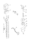 Motor and ice container parts