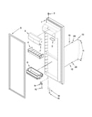 Refrigerator door parts