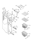 Freezer liner parts