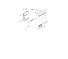 KitchenAid KUDP02FSPA1 control panel parts diagram