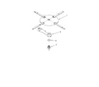 KitchenAid KUDP02FSPA1 lower washarm and strainer parts diagram