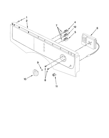 Control panel parts