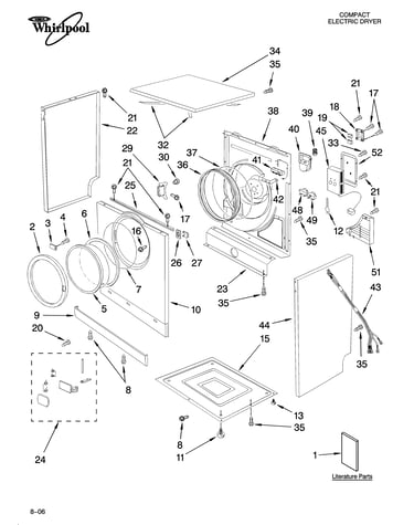 Cabinet and door parts