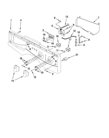 Control panel parts